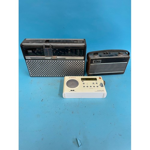 60 - A Ferguson portable radio, various other portable radios and other items (qty)