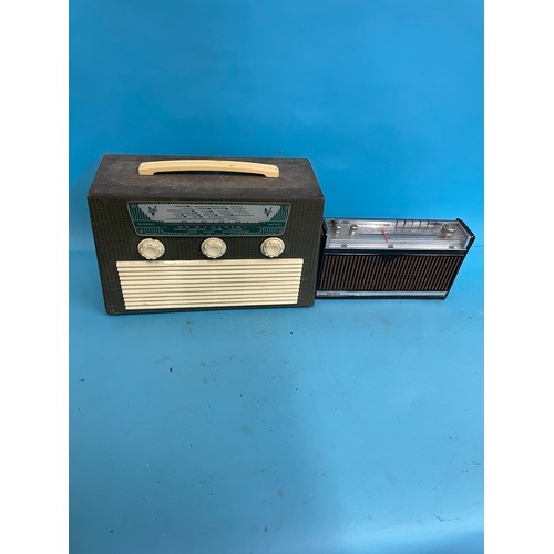 59 - A Perdio portable radio, various other portable radios and other items (qty)