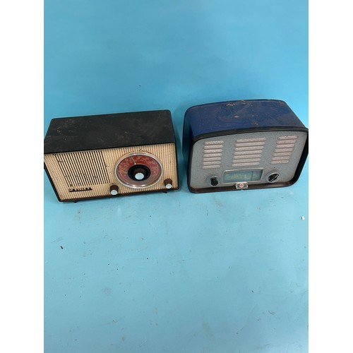 59 - A Perdio portable radio, various other portable radios and other items (qty)