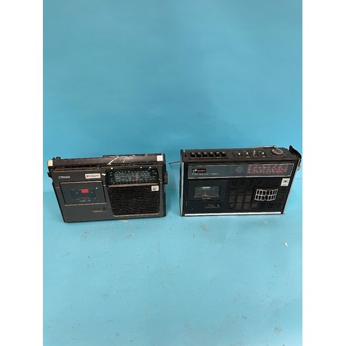 62 - A Roberts R606-NB portable radio, various other portable radios and other items (qty)