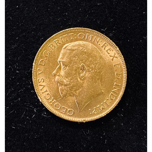 120 - A George V sovereign, 1912