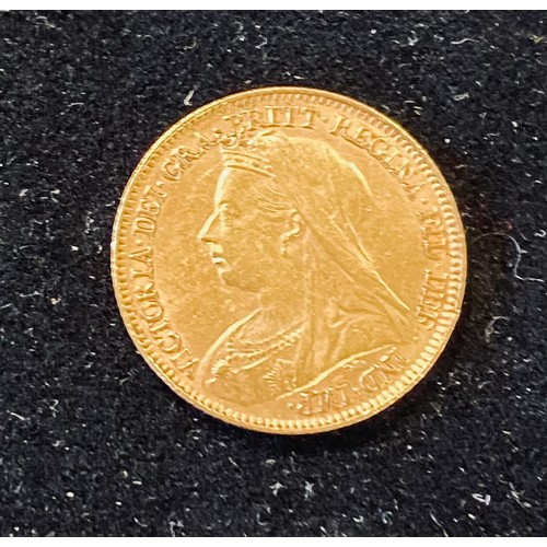122 - A Queen Victoria half sovereign, 1897