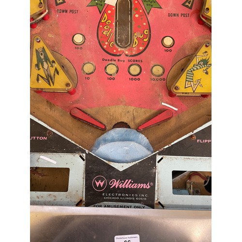 66 - An American Williams Doodle Bug pinball machine