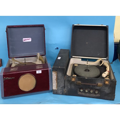 89 - A Philips record player, and four others (5)