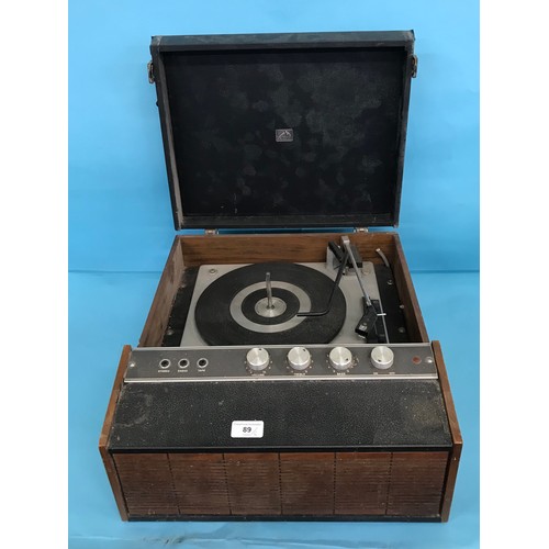 89 - A Philips record player, and four others (5)