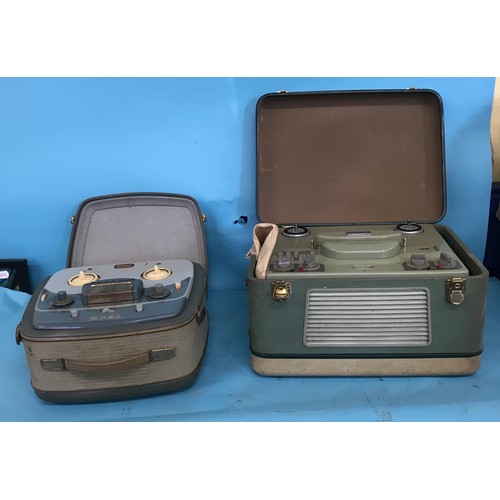 90 - A Grundig TK25 reel to reel tape recorder, and seven other (8)