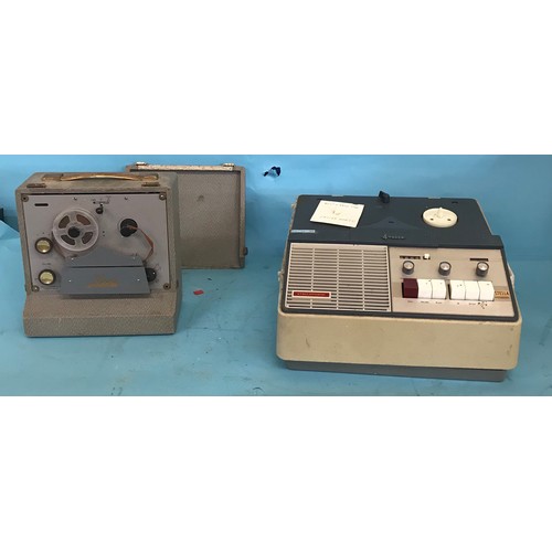 90 - A Grundig TK25 reel to reel tape recorder, and seven other (8)