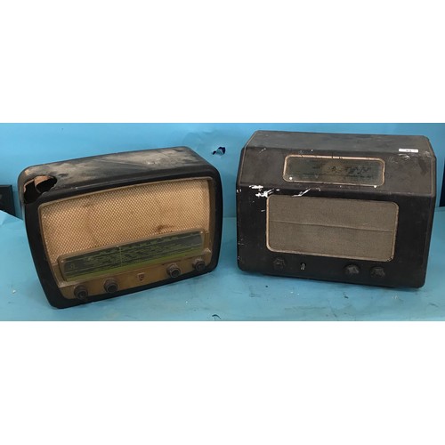 93 - An EKCO bakelite radio, and four other radios (5)