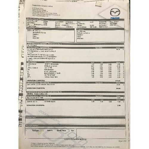 300 - On Instructions of the Executors: A 2009 Mazda TS2 2.0 five door automatic motor car, registration n... 