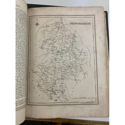 403 - Lewis (Samuel) A Topographical Dictionary of England, four vols, 1831, rebound (poor) (4)