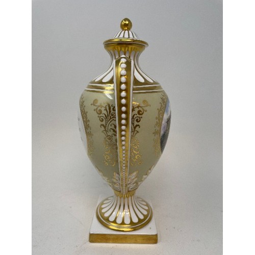 624 - A Spode porcelain commemorative vase and cover, Highgrove House, No 176/500, boxed