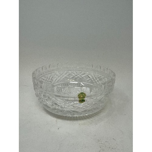 629 - A modern two bottle tantalus, a oak tray, various glassware ware (box)