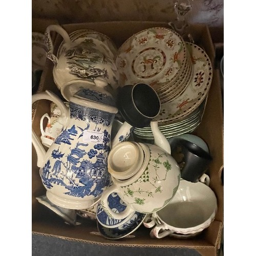 630 - A Wedgwood Country Lane pattern dinner service, and various other ceramics (4 boxes)