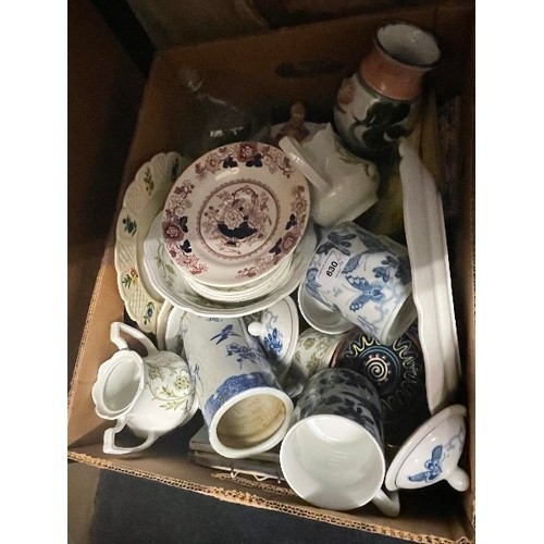 630 - A Wedgwood Country Lane pattern dinner service, and various other ceramics (4 boxes)