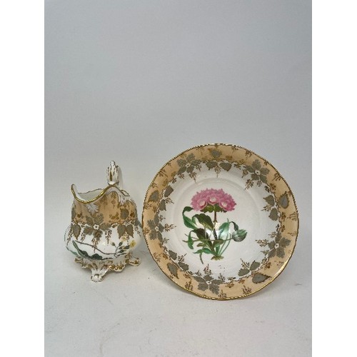 631 - A mid-Victorian porcelain part tea and coffee service, decorated flowers, and other ceramics (box)