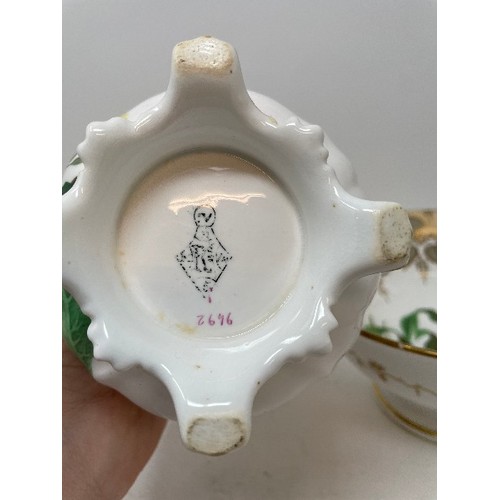 631 - A mid-Victorian porcelain part tea and coffee service, decorated flowers, and other ceramics (box)