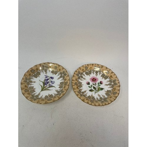 631 - A mid-Victorian porcelain part tea and coffee service, decorated flowers, and other ceramics (box)