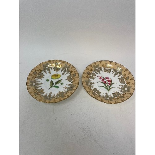 631 - A mid-Victorian porcelain part tea and coffee service, decorated flowers, and other ceramics (box)