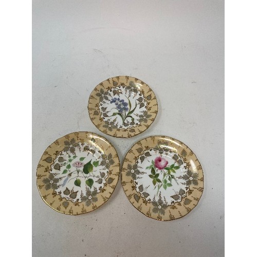 631 - A mid-Victorian porcelain part tea and coffee service, decorated flowers, and other ceramics (box)