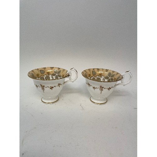 631 - A mid-Victorian porcelain part tea and coffee service, decorated flowers, and other ceramics (box)