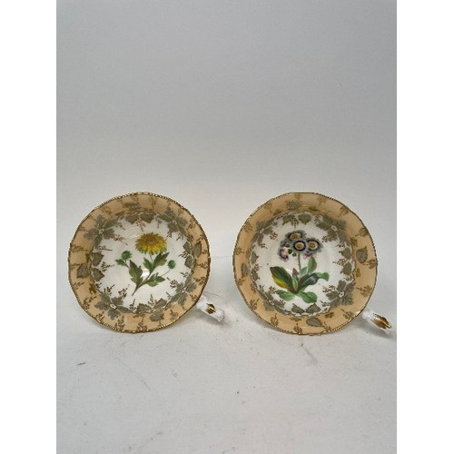 631 - A mid-Victorian porcelain part tea and coffee service, decorated flowers, and other ceramics (box)