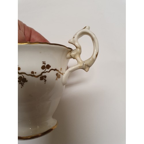 631 - A mid-Victorian porcelain part tea and coffee service, decorated flowers, and other ceramics (box)