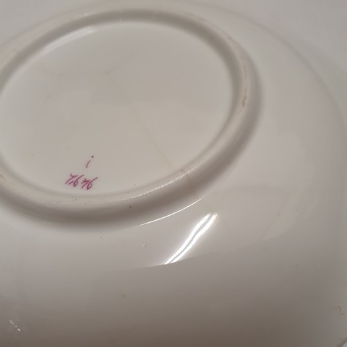 631 - A mid-Victorian porcelain part tea and coffee service, decorated flowers, and other ceramics (box)