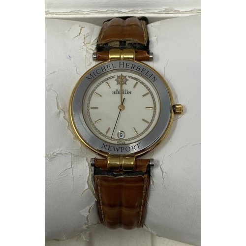 255 - A Michael Herbelin wristwatch, boxed