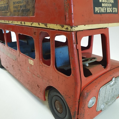 340 - A Tri-ang railways tinplate London bus