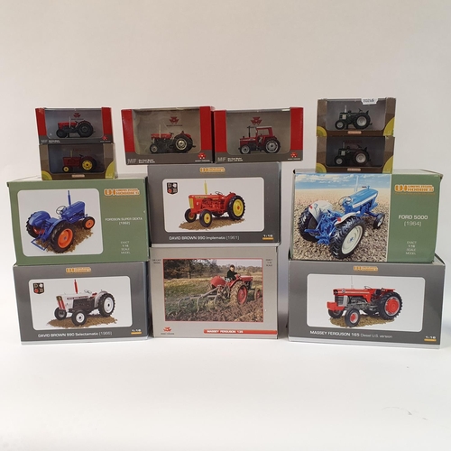 352 - A Universal Hobbies model tractor, Massey Ferguson, 165, diesel U.S, Ford 5000, David Brown, Fordson... 