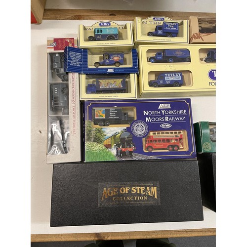 362 - A Lledo limited edition promotional model van set, The Raleigh, and 30 other promotional vans (box)