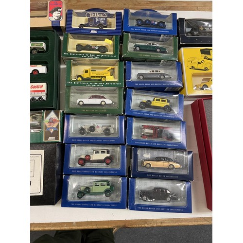 362 - A Lledo limited edition promotional model van set, The Raleigh, and 30 other promotional vans (box)