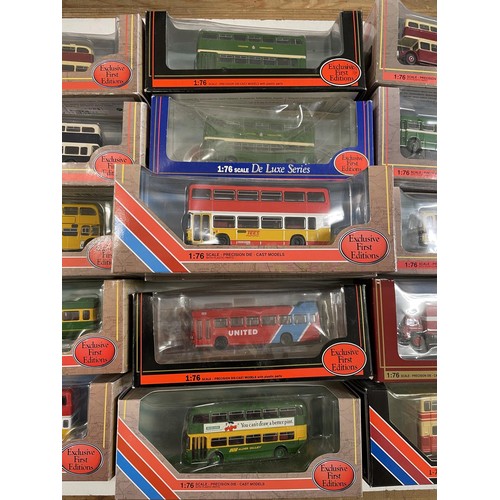 360 - An Exclusive First Editions die-cast model bus, Bristol RELH Coach United, number 332201 boxed, and ... 