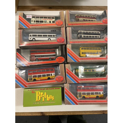 360 - An Exclusive First Editions die-cast model bus, Bristol RELH Coach United, number 332201 boxed, and ... 