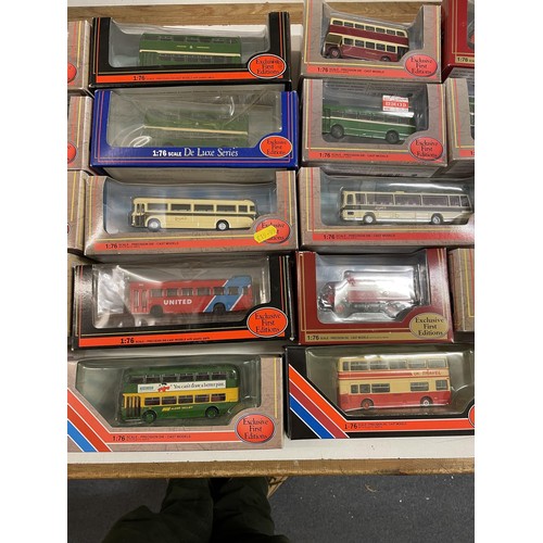 360 - An Exclusive First Editions die-cast model bus, Bristol RELH Coach United, number 332201 boxed, and ... 