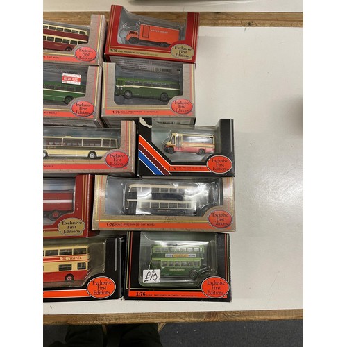 360 - An Exclusive First Editions die-cast model bus, Bristol RELH Coach United, number 332201 boxed, and ... 