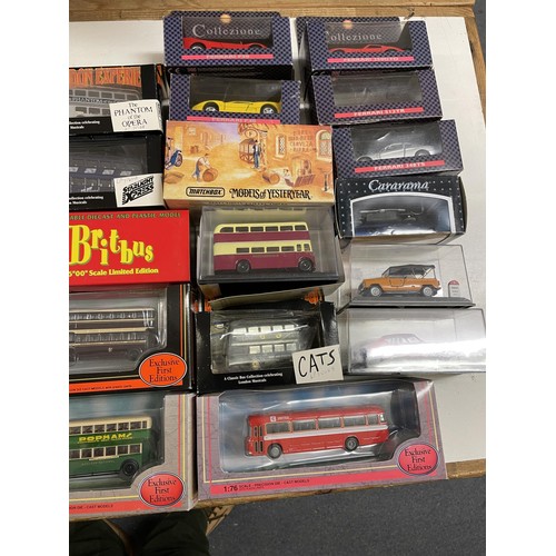 358 - A Lledo promotional van, Pepsi, and 62 other promotional vans, buses and cars (box)