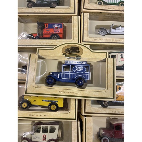 357 - A Lledo promotional model van, and 69 other promotional model vans (box)