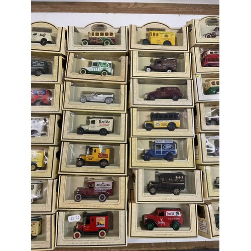 357 - A Lledo promotional model van, and 69 other promotional model vans (box)