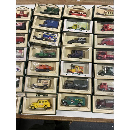 355 - A Lledo promotional model van, Mobile Oil, and 64 others (box)