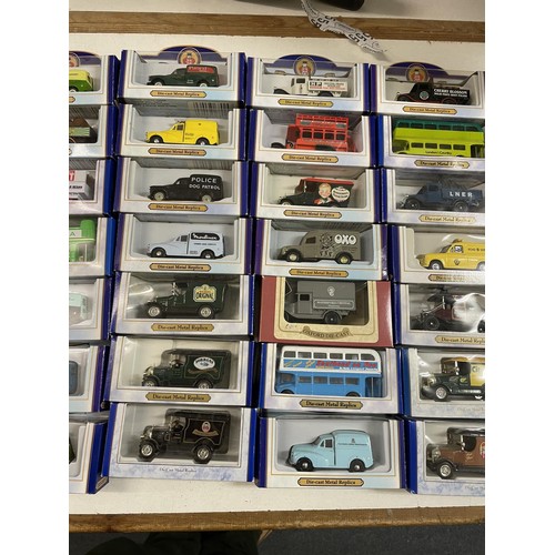 338 - An Oxford die-cast promotional model van, Jordans and 69 others, all boxed (box)