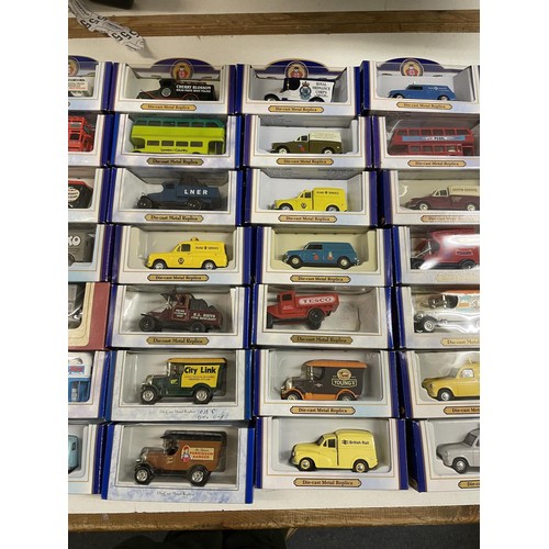 338 - An Oxford die-cast promotional model van, Jordans and 69 others, all boxed (box)