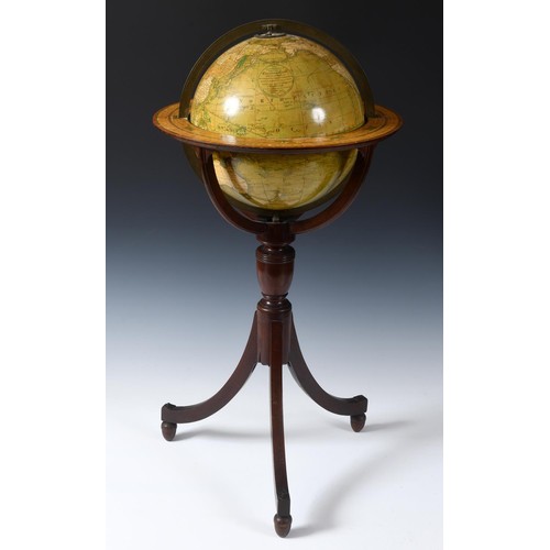 228 - A Bardin 12 inch terrestrial globe, 'The New Twelve Inch British Terrestrial Globe, Representing The... 