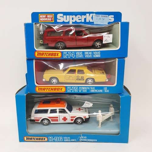 311 - Matchbox, Super Kings models, K-43, K-17, K-10, K-90, K-95, K-74, K-96, K-79, K-14, K-20, K-86, all ... 