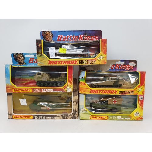 312 - Matchbox Battle Kings models, and K-108, K-106, K-115, K-105, K-113, K-118, K-104, K-1-103, K117, K-... 