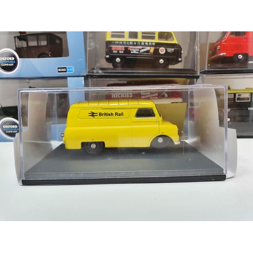 313 - An Oxford die-cast limited edition promotional van, British Rail model CA01O No024 of 2000 and 28 ot... 