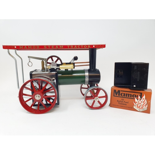 323 - A Mamod steam tractor, boxed