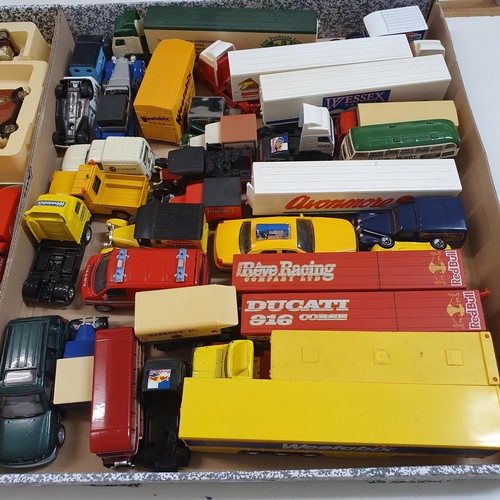 326 - A Corgi promotional truck, Eddie Stobart, various other promotional trucks and vans (2 boxes)