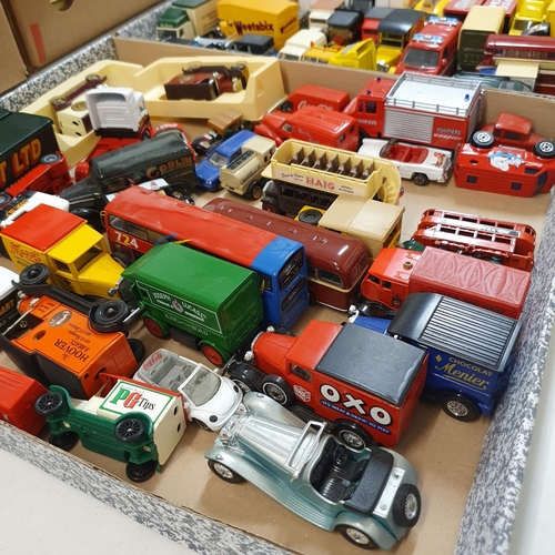 326 - A Corgi promotional truck, Eddie Stobart, various other promotional trucks and vans (2 boxes)