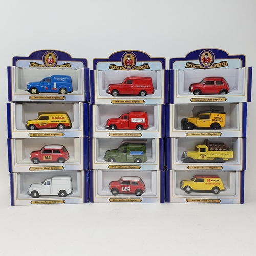 332 - An Oxford die-cast promotional van Fotorama, and 22 others, all boxed, and various unboxed die-cast ... 